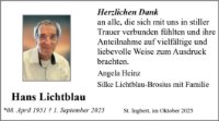 eine Anzeige